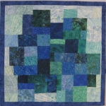Blue Green Mosaic Small