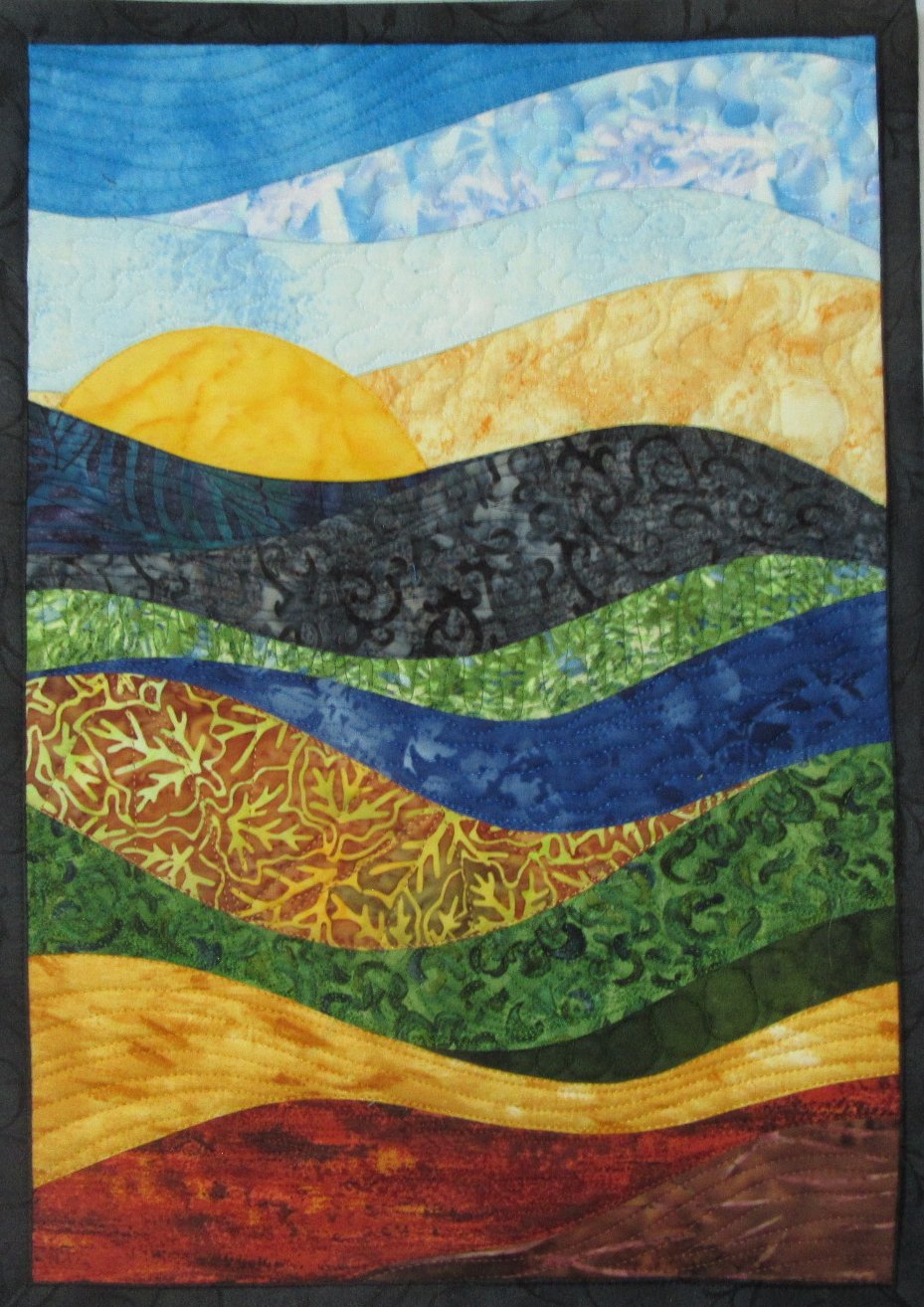 quilts landscapes landscape abstract artquiltsbysharon