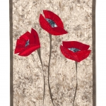 Red Poppies on Grey 2