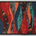 Old english garden 2 Triptych