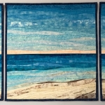 Custom beach with dunes quilt