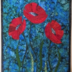 Three Red Poppies CUSTOM