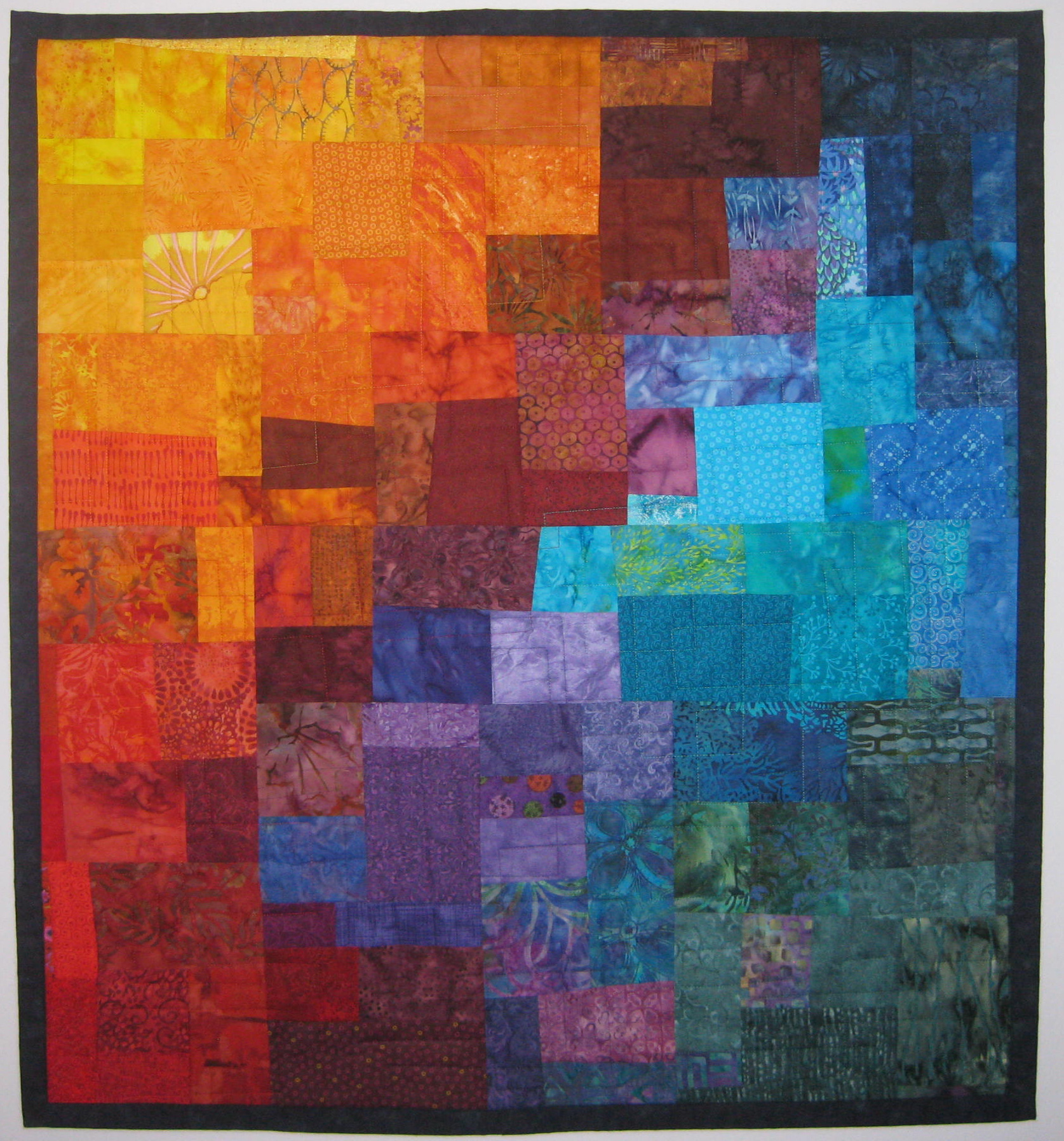 Multi Mosaic Art Quilt 3