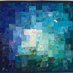 Blue Teal Green Mosaic