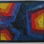 Colorful Abstract Small Art Quilt