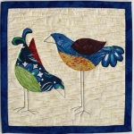 2 silly blue birds