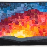 Mosaic Sunset Art Quilt