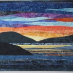 Sunset 42 Over Water with Mountains