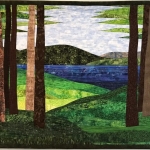 Trees 29 in Summer with Mountains and Lake