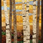 Birch Trees 12 in Fall