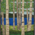 Birch Trees 4 by Lake