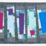 Wonky Columns Art Quilt