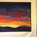 Sunset 18 Art Quilt