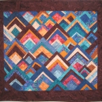 Hillside Houses Art Quilt