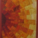 Sun Small Art Quilt