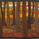 Autumn Trees 3 Art Quilt