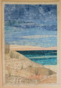Beach and Dunes Art Quilt - Art Quilts by Sharon