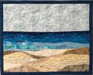 Ocean and Dunes Art Quilts with some new techniques - Art Quilts by Sharon